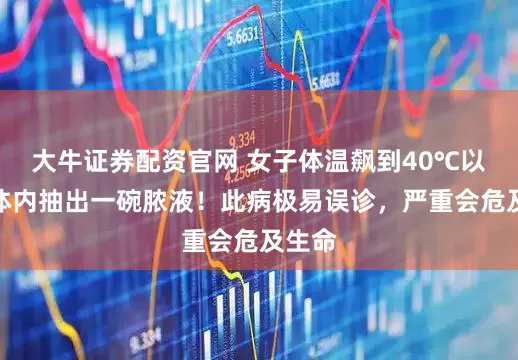大牛证券配资官网 女子体温飙到40℃以上，体内抽出一碗脓液！此病极易误诊，严重会危及生命